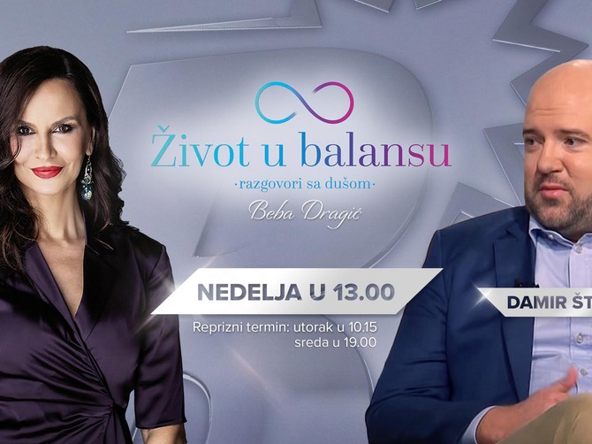 Damir Štajner u emisiji "Život u balansu - razgovori sa dušom", Foto: Ringier, Blic TV