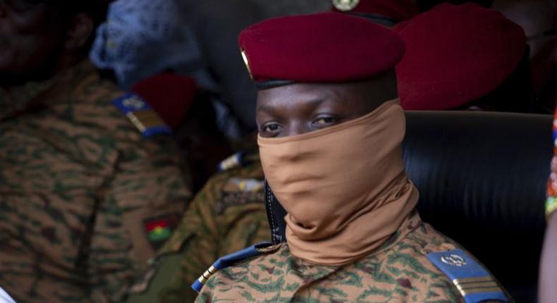 le capitaine Ibrahim Traore, Président de la transition au Burkina Faso/The Associated Press