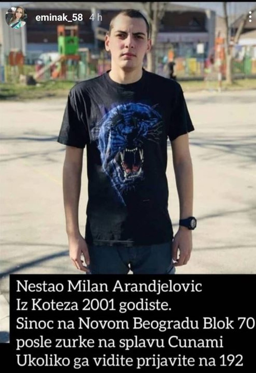 Nestao Milan Aranđelović