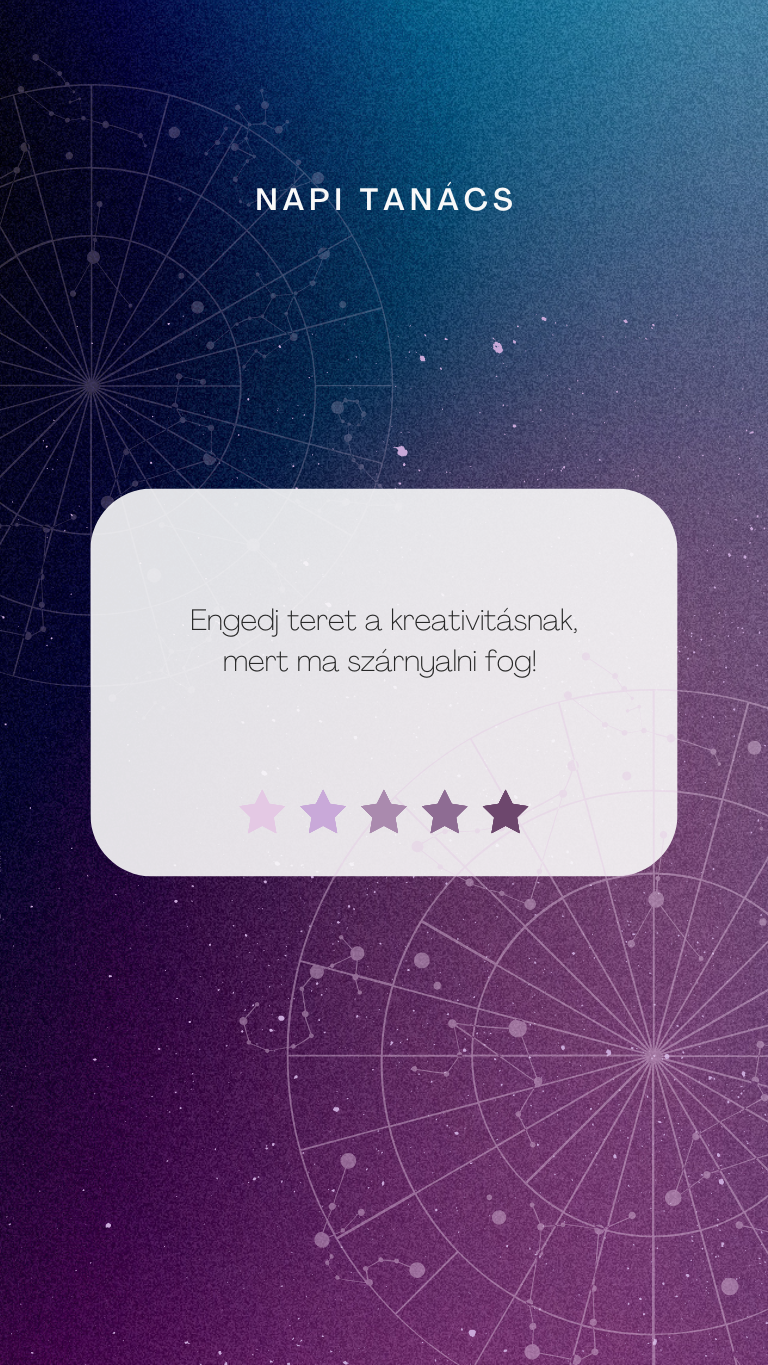 Fogadd meg a napi horoszkóp tanácsát