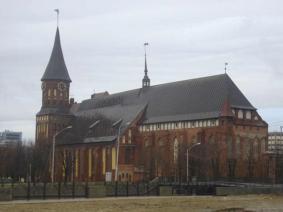 Philosopher Immanuel Kant, a lifelong resident of Kaliningrad, is also buried in the city beside the Kaliningrad Cathedral.