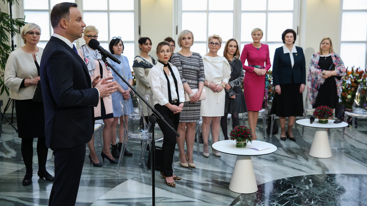 Spotkanie w Pałacu Prezydenckim z okazji Dnia Kobiet