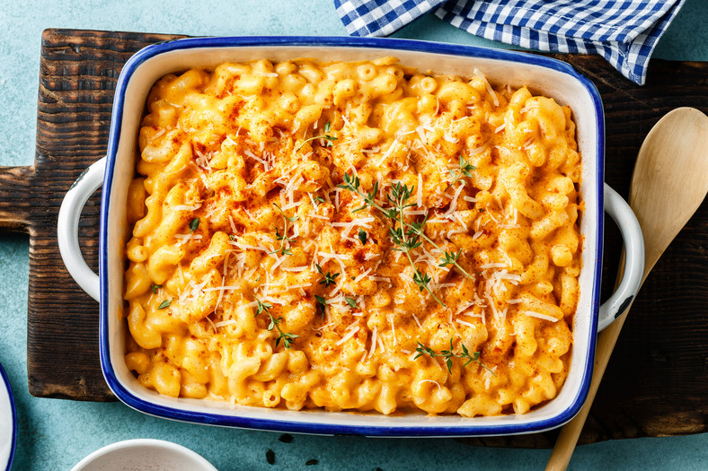 Macaronii and cheese - klasyczna amerykańska zapiekanka