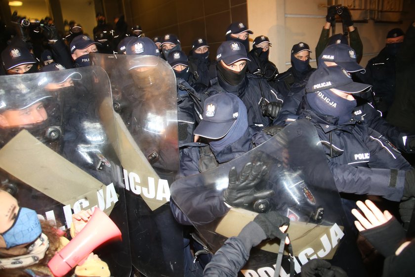 Protest Strajku Kobiet w Warszawie