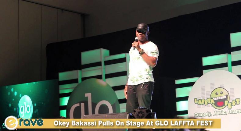 Watch Okey Bakassi's funny moments at Glo Lafta Fest