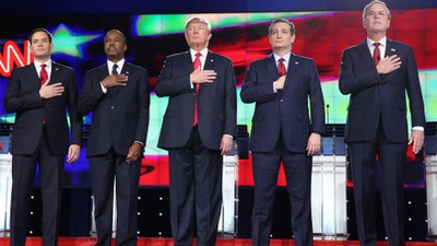 US Republican Presidential debate at The Venetian Las Vegas