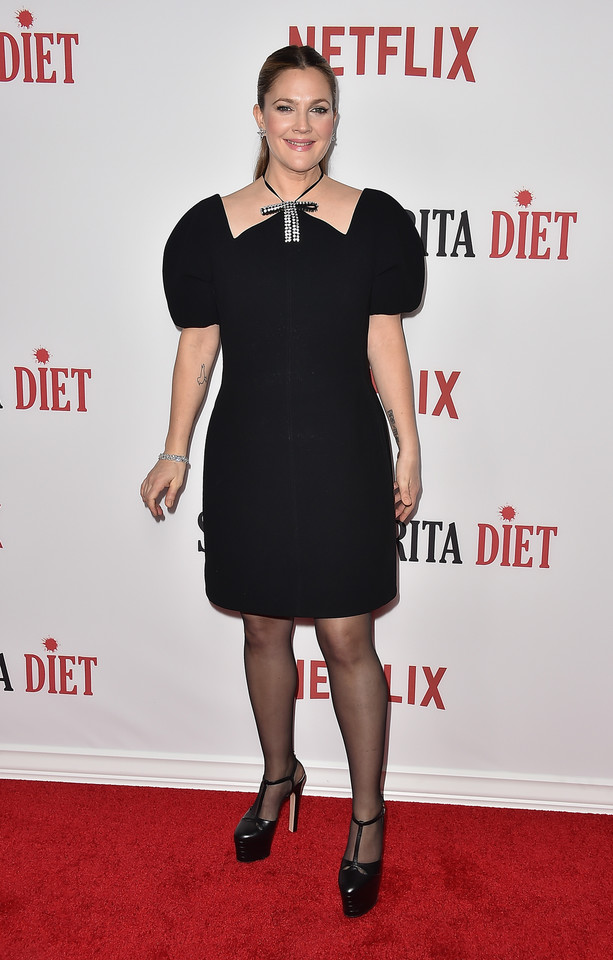 Drew Barrymore na premierze serialu "The Santa Clarita Diet"