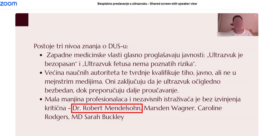 Dr Robert Mendelson bio je deklarisani antivakser