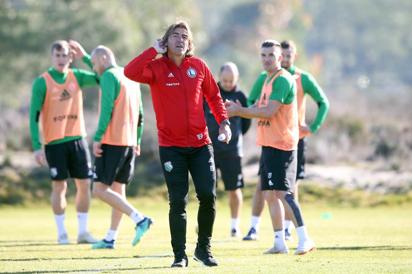 Pilka nozna. Ekstraklasa. Legia Warszawa. Zgrupowanie w Portugalii. Trening. 27.01.2019