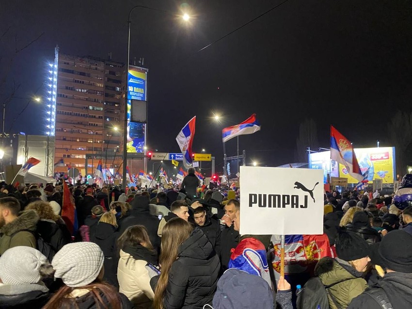 Veliki studentski protest "Sretnimo se na Sretenje"