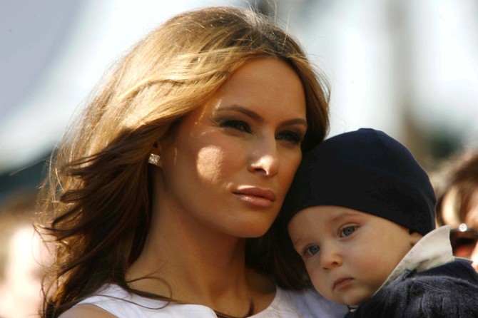 Melanija Tramp  o sinu Baronu