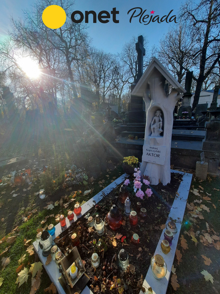 Grób Andrzeja Kopiczyńskiego na Powązkach