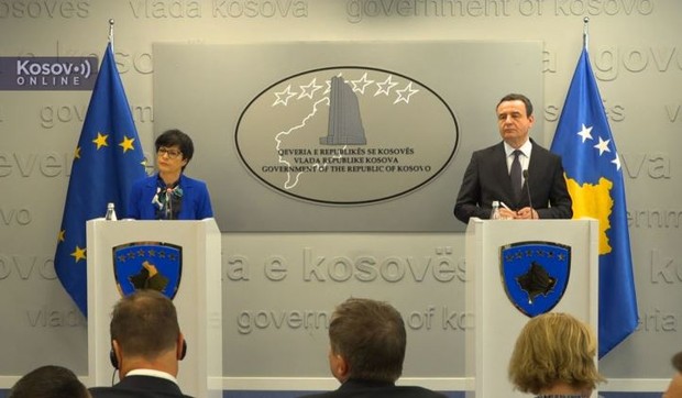 Marta Kos i Aljbin Kurti