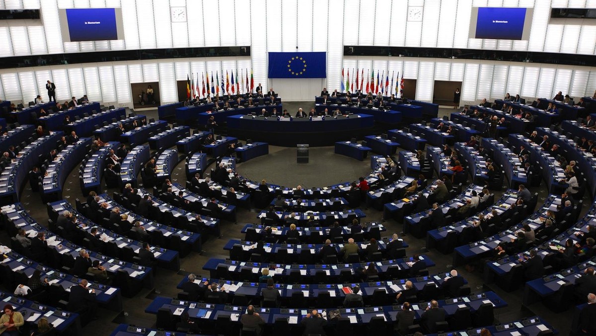 PARLAMENT EUROPEJSKI W STRASBOURGU.