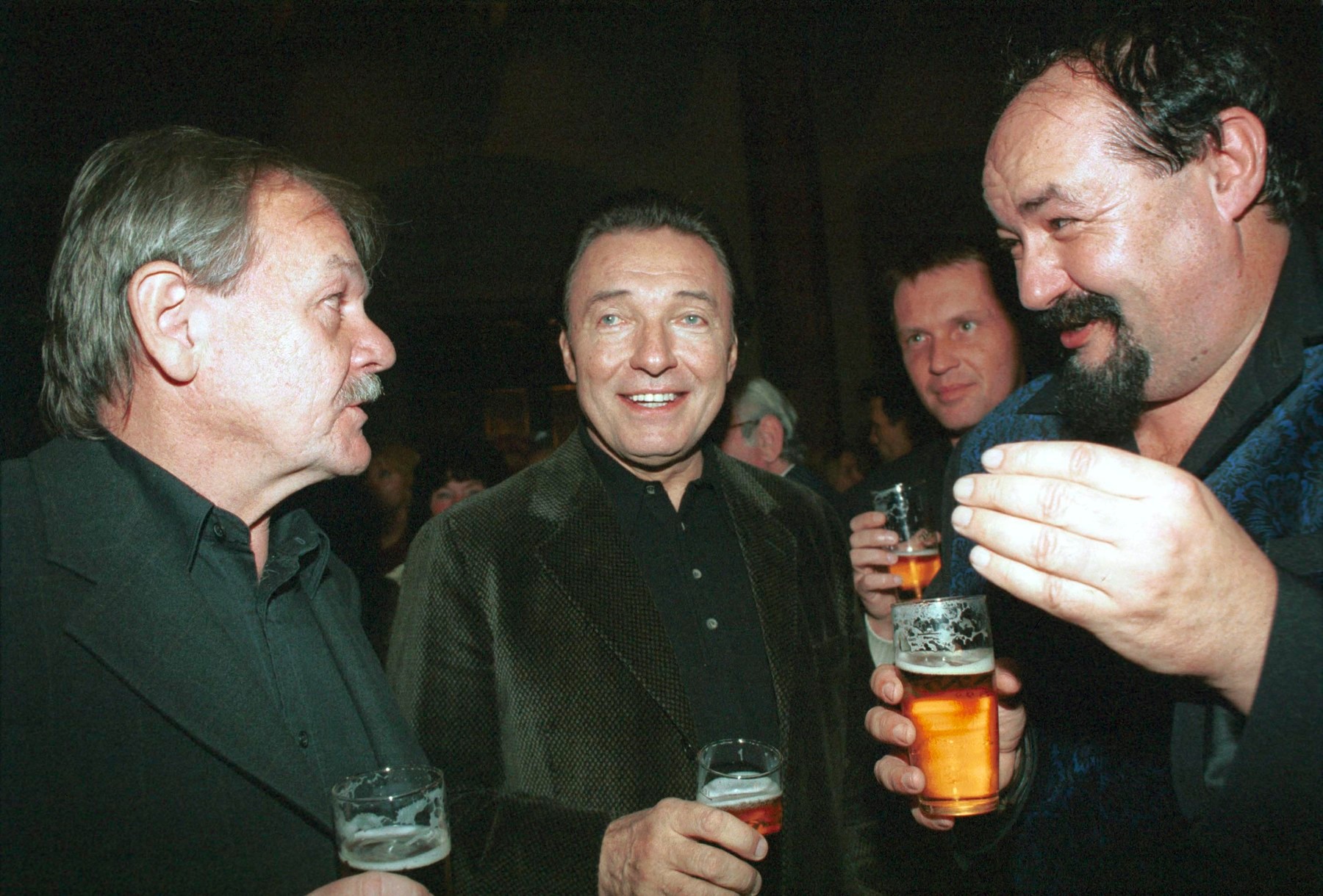Karel Šíp, Karel Gott a Petr Novotný. 