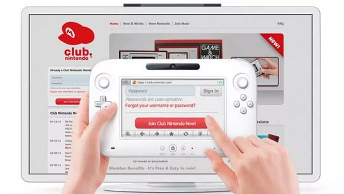 Kontroler Wii U umożliwi przeglądanie sieci