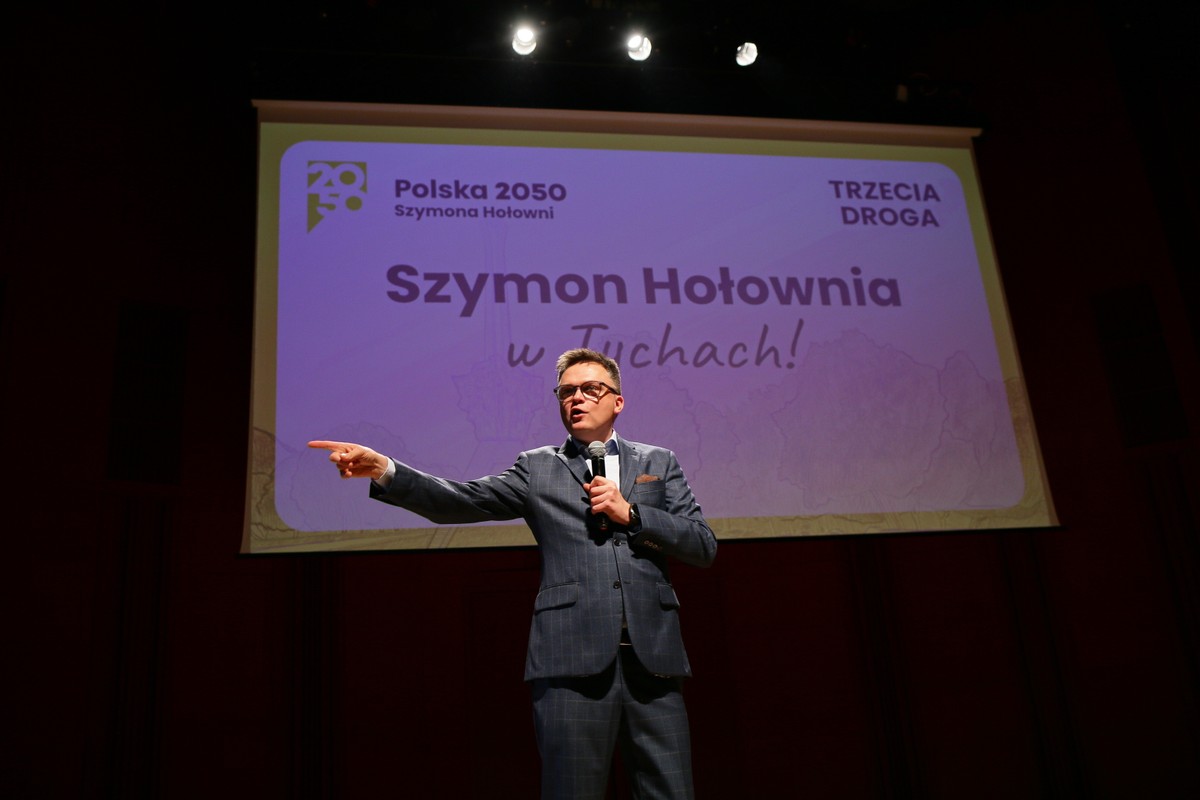 Szymon Hołowni w Tychach