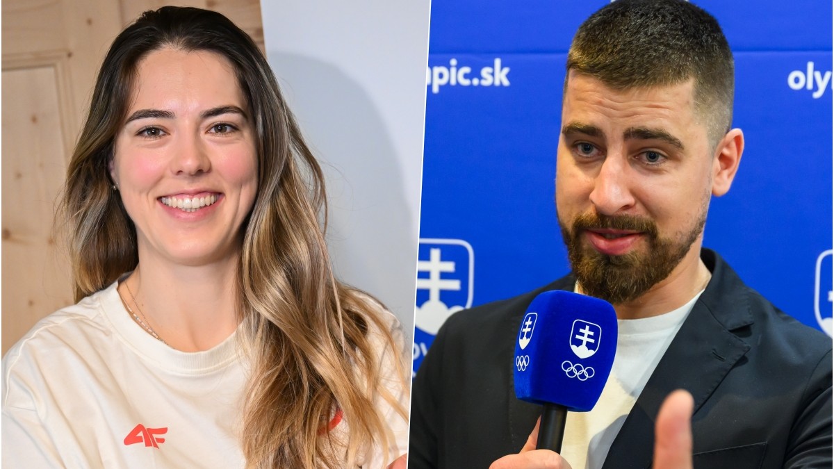 Petra Vlhová a Peter Sagan. 