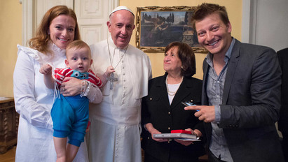 Találkozott a pápával az On the Spot riporterpárosa: ezért látogathattak el hozzá