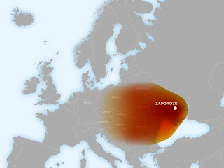 Strefa wykluczenia musiałaby potencjalnie objąć obszar niemal 30 tys. km kw. – czyli tyle, ile zajmuje całe województwo wielkopolskie, drugie największe w Polsce, a całkowita powierzchnia skażenia osiągnęłaby 2 mln km. kw. To jedna piąta powierzchni Europy