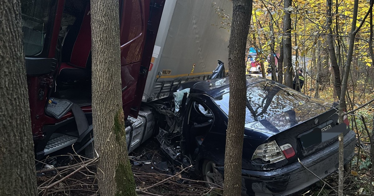 Ciężarówka staranowała kilka aut. Koszmarny wypadek przed przejściem granicznym. Nie żyje kierowca