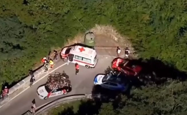 Remco Evenepoel spadł z wiaduktu