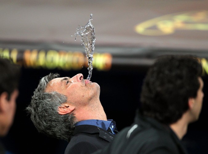 Trener Jose Mourinho po finale Ligi Mistrzów Inter-Bayern