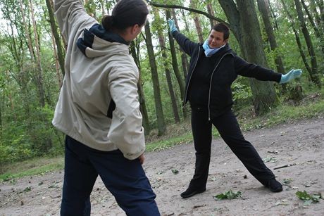 ODCHUDZANIEwarszawa 06 09 2006fot tomasz ozdoban/z trening krzysztof stachurskitrenerewa rybitwa