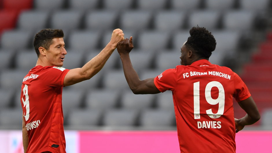 Robert Lewandowski i Alphonso Davies