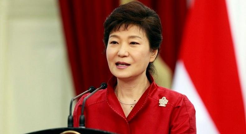 South Korean-President Park Geun-hye. 