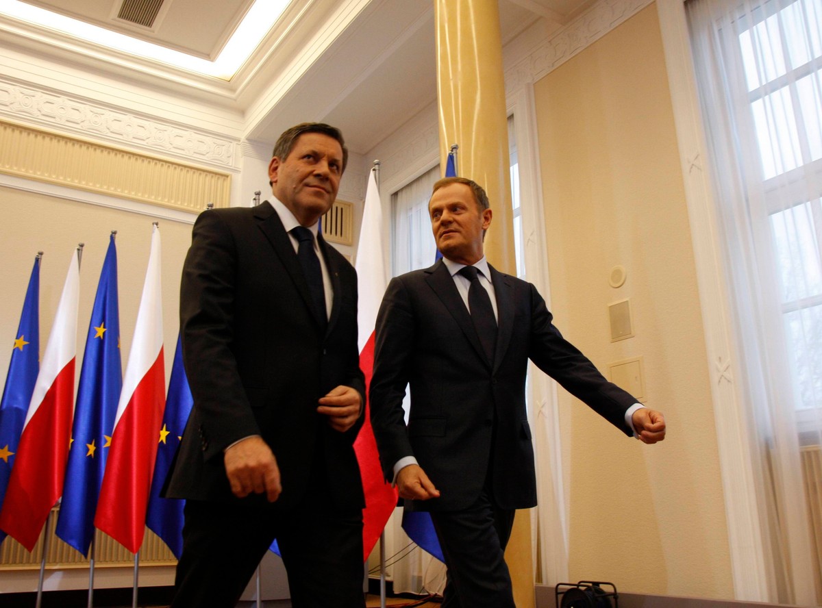 Janusz Piechociński i Donald Tusk