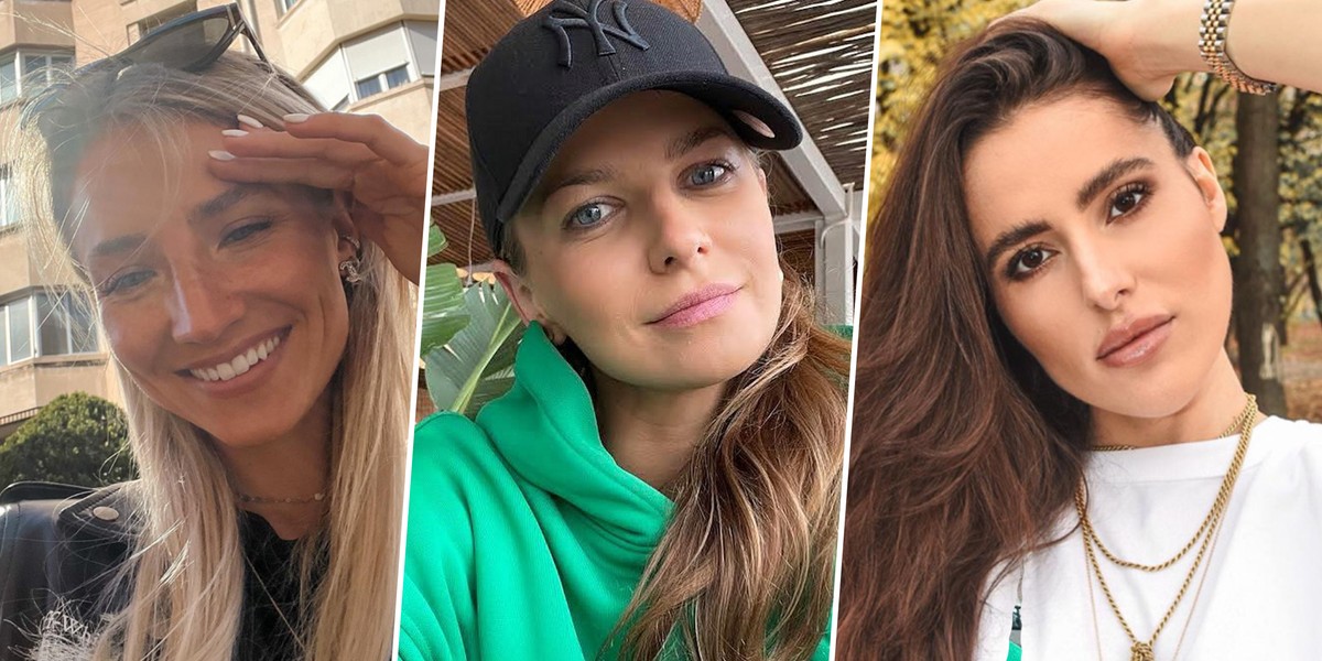 Agata Sieramska, Anna Lewandowska i Celia Jaunat.