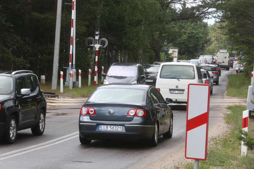 Korki na Półwyspie Helskim są utrapieniem kierowców