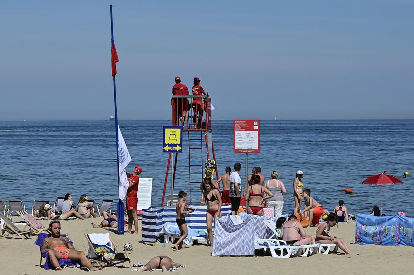 Tłumy na plażach