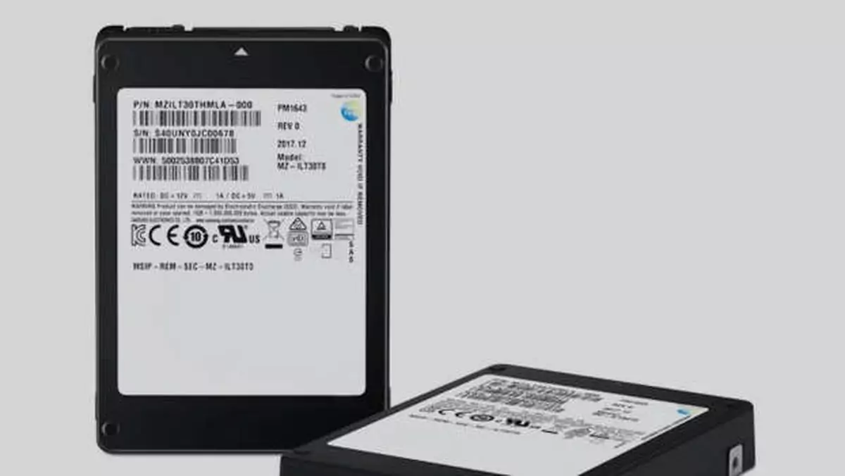 SSD od Samsunga największy na świecie. Ma aż 30 TB pojemności