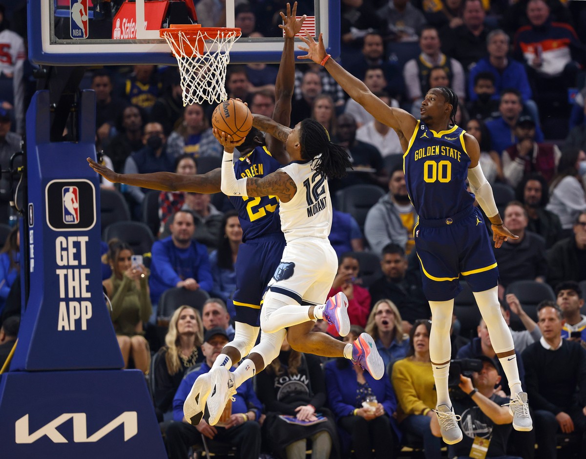 Ja Morant, Jonathan Kuminga i Draymond Green