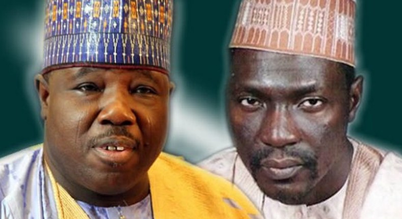 Ali Modu Sheriff (L) and Ahmed Makarfi (R)