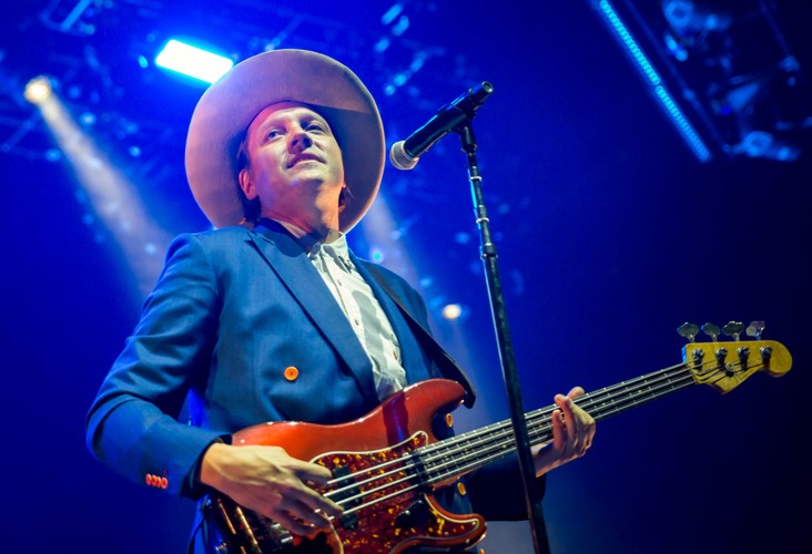 Arcade Fire podczas koncertu w stolicy Węgier, Budapeszcie. 17 czerwca 2018