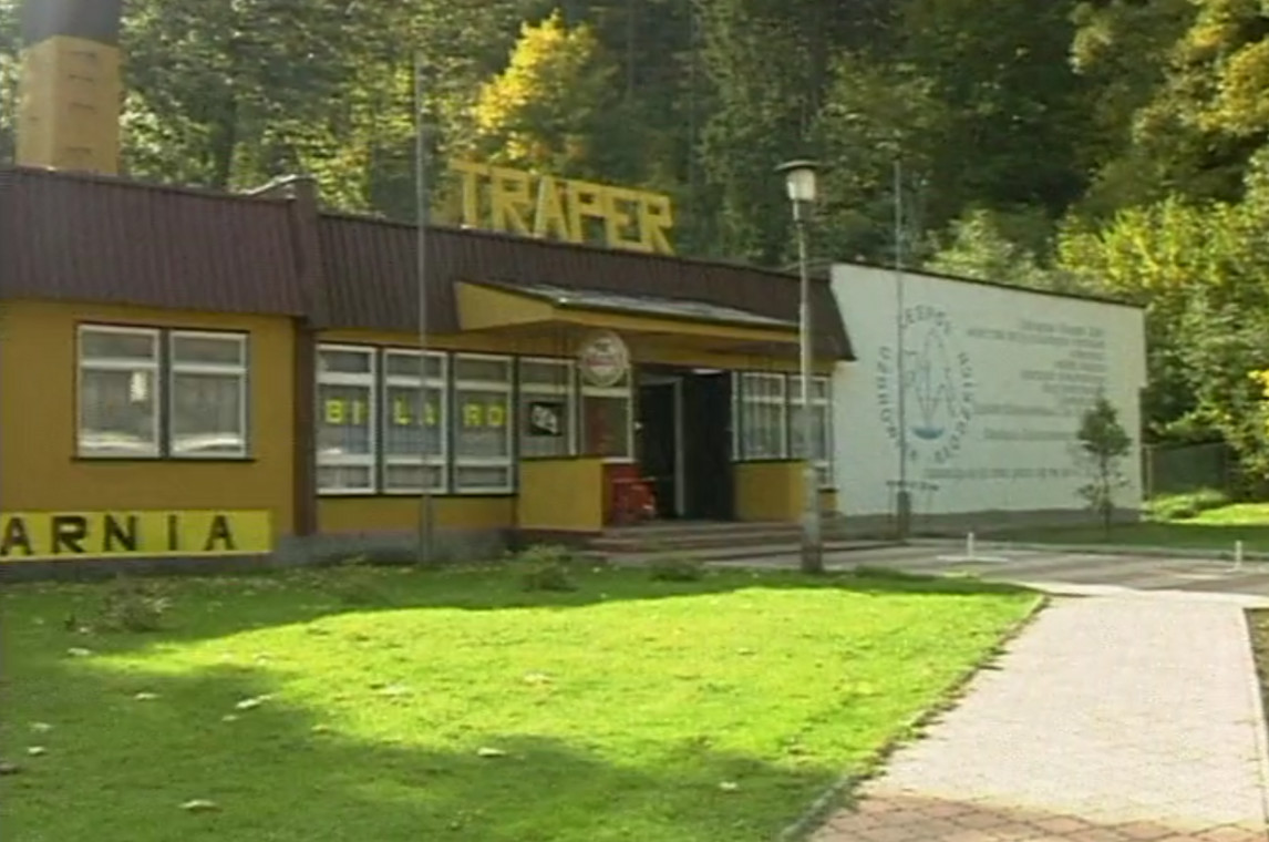 Nieistniejący już hotel Traper w Dusznikach-Zdroju