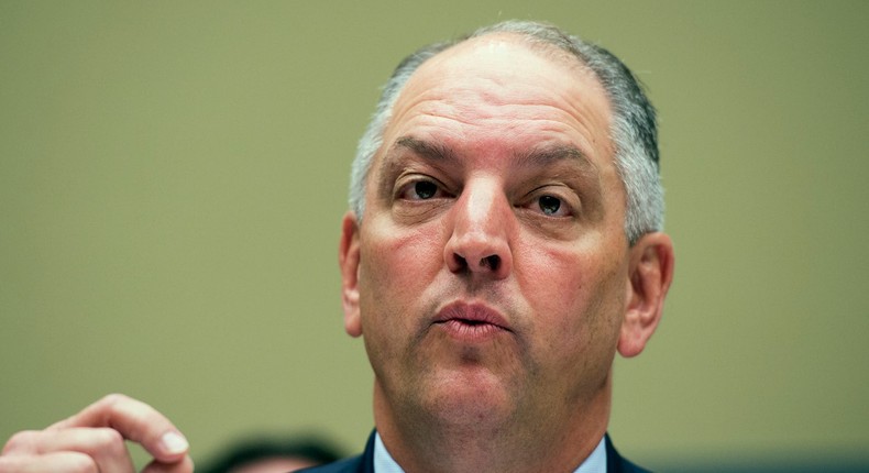 In this Sept. 9, 2016 file photo, Louisiana Gov. John Bel Edwards testifies in on Capitol Hill in Washington.
