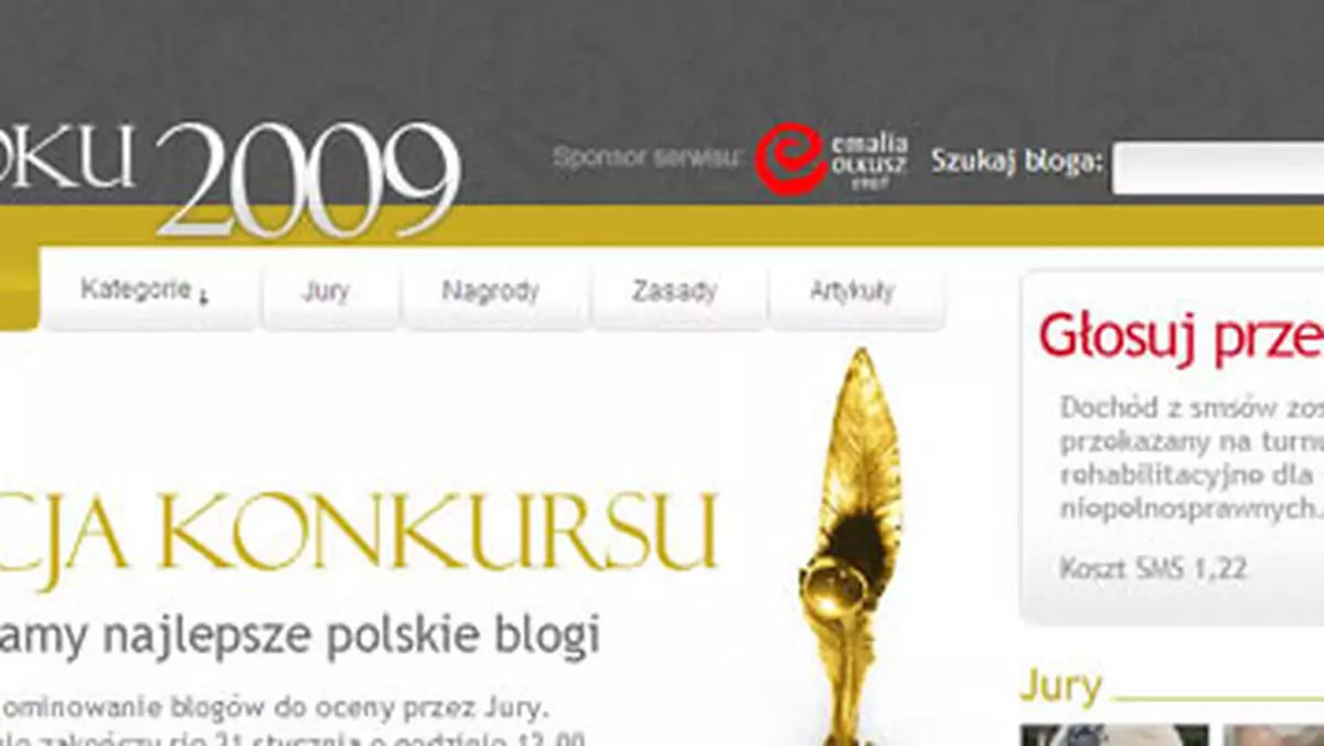 Zagłosuj na Blog Roku 2009