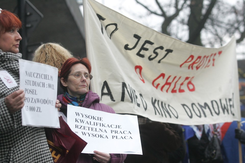 WARSZAWA MANIFESTACJA ZNP