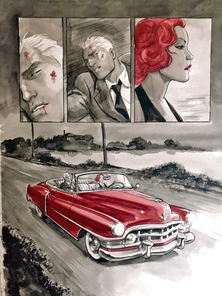 Noar Burleska; Autor: Enriko Marini; Format: 225 x 295 mm; Broj strana: 104; Povez: Tvrd; Kolor; Izdavač: Makondo