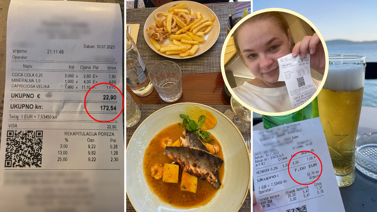 Odwiedziłam te same restauracje po roku w Chorwacji. Myślałam, że zbankrutuję