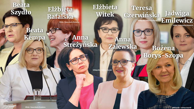 Kobiety w pierwszym rządzie Mateusza Morawieckiego.