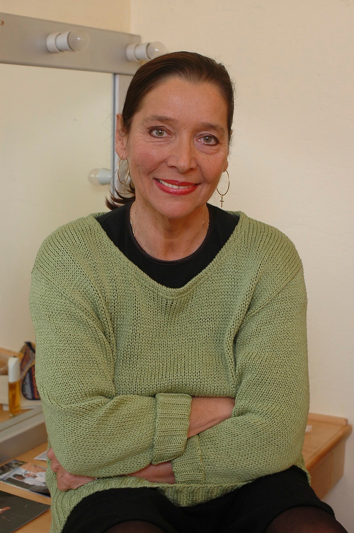 Česká herečka Libuše Geprtová. 