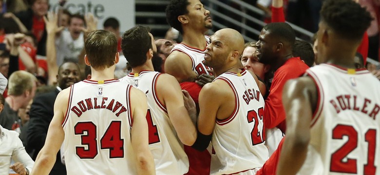 NBA: Derrick Rose trafił za trzy równo z syreną zapewniając Chicago Bulls wygraną