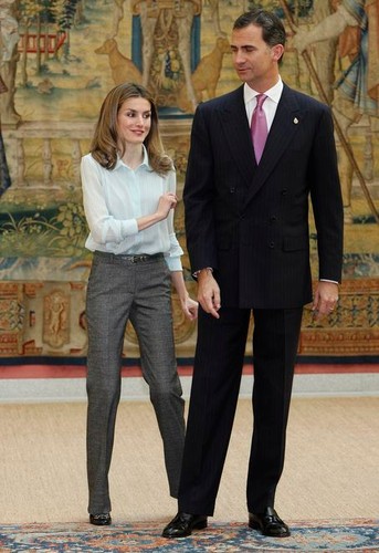 Księżna Letizia i książę Filip