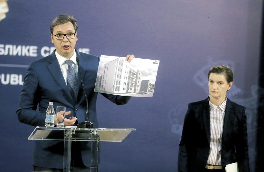 Aleksandar Vučić i Ana Brnabić