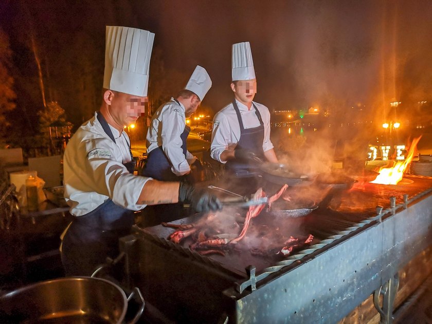 Grill na weselu syna Zenka Martyniuka